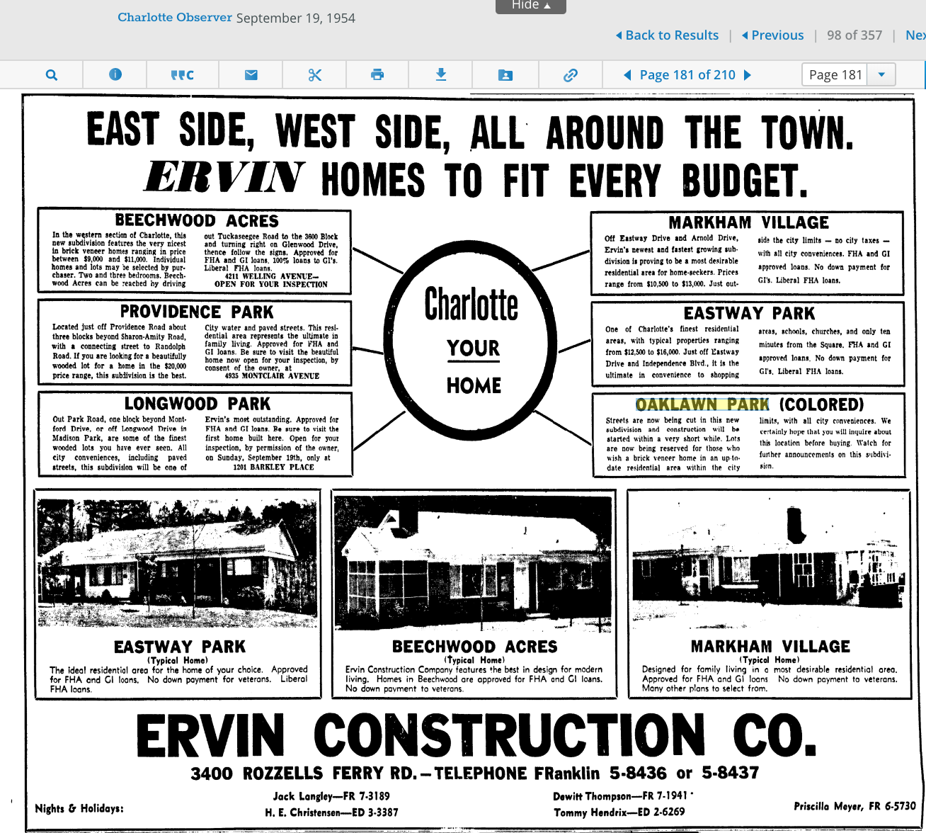 Oaklawn Park’s Story