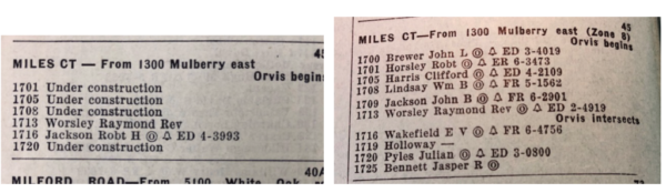 Oaklawn directories 58 & 59 Oaklawn directories 58 & 59